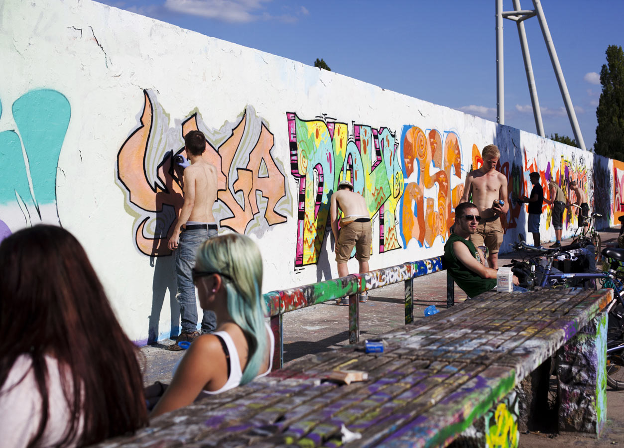 mauerpark berlin. stern