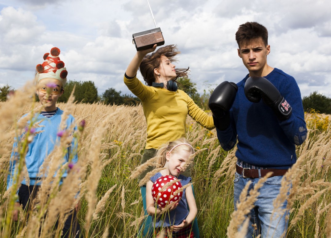 geschwisterportraits. die zeit- schule und familie. die zeit